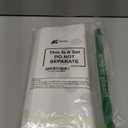 Motiskyy 50 Pcs Valentines Day Plastic Gift Bags Bulk with Handle 12 x 15 Inch Heart Treat Bag Winter Snowman Goodie Bag Easter Shopping Bags for Party Favors Small Business(Snowman,12 x 15 Inch)