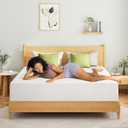 EGOHOME 8 Inch Queen Mattress, Memory Foam Mattress in a Box with Cooling Green Tea Gel, Relieve Pressure with Medium Firm Support, CertiPUR-US Certified, 80''L x 60''W, White