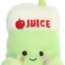 Aurora Adorable Palm Pals Sippy Apple Juice Stuffed Animal - Fun Collectible Plush for Kids and Adult Collectors - Perfect for Decorating Rooms and Birthday Gifts - Green 5 Inches