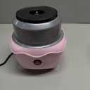 Cotton Candy Machine, Mini Cotton Candy Maker for Kids, Pink Vintage Candy Maker for Christmas Gift, Home, Birthday Family Party, Includes 20 Cotton Candy Sticks & Sugar Scoop