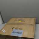 VOLISUN Low Profile Ceiling Fans with Lights and Remote, 19.7in Fandelier Ceiling Fan Flush Mount, 3000K-6500K Smart Bladeless LED Fan Light, Gold Modern Ceiling Fans with Lights for Bedroom