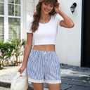 Boxer Shorts Gingham Shorts Y2K Beach Bottoms | Plaid Shorts Y2K Pajama Bottoms Two Pockets