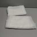 2pcs Semi Sheer Window Gauze Curtains for Dining Room Long Room Drapes White