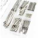 4 x 100pcs 304 Stainless Steel Cotter Pin Clip Key Fastner Fitting Assortment Kit for Automotive Mechanics Small Engine RepairAutomotive, Mechanics, Car Garage, Power Equipment, Cars, Trucks Law