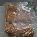 Wicker Shopping Basket with Handle, 15" x 10" x 7" Hand-Woven Picnic Basket, Open Top Market Harvest Basket for Food Storage, Kitchen Organization, Home Decor, Camping, Easter Eggs, Gifts