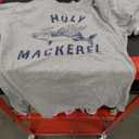 Holy Mackerel funny fishing T-Shirt, Size M