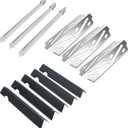 Grill Parts for Weber Genesis ii GS4 Parts Genesis II/LX 300 SER, Weber Genesis ii E310, II E-335, II S-335, II E-315, Genesis II LX S/E-340 Parts, Weber GS4 66032 Flavorizer Bars, 67489 Burners Tube