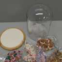 Cherry Blossom Bonsai Tree House Building Flowers Set for Adults, 1382 Pcs Micro-Particle Ideas Sakura Tree Building Blocks, Complete with String Lights, Dust Cover, and Wooden Base