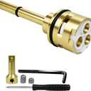 RP51919 Shower Diverter Cartridge Replacement Compatible with Delta R11000, R22000 & R10000 Series, 6-Setting Diverter Valve Cartridge, Solid Brass Leak-Proof Shower Repair Kit with Installation Tools