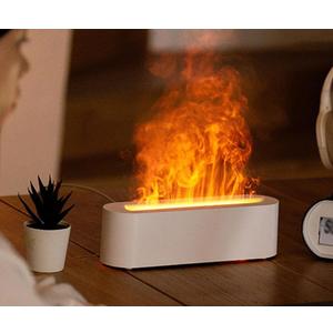 Fireplace Flame Diffuser, 150ml Cool Mist Ultrasonic Humidifier Aromatherapy Essential Oil Diffuser, Timer & Waterless Auto Shut-Off,for Bedroom,Perfect for Home, Office, Yoga Studio and Spa