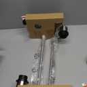 Set of 2 Industrial Touch Control Table Lamps with 2 USB Ports and AC Outlet - 3-Way Dimmable Nickel Bedside Lamp Nightstand Desk Lamps for Bedroom Living Room, Opal Glass Shade & 2 LED Bulbs Included