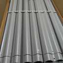 8x4x2FT Galvanized Raised Garden Bed,Galvanized Planter Boxes Outdoor, Large Metal Raised Garden Beds for Vegetables-Grey