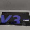 V3 Wireless Keyboard and Mouse with Single Backlit, Metal Panel, Bluetooth/2.4G Rechargeable Computer Keyboard and Mouse Combo Silent Lighted Full Size Cute Keyboards-Pink