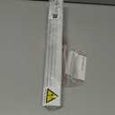 LED Strip U Channel Diffuser 6-Pack 1FT,17X7.5MM Surface Mounted Aluminum Track with UV Resistance Milky Cover Cabinet Flush Installed Low Profile with Double Sided Tape (Silver)