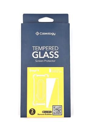 Caseology Snap Fit Screen Protector (4 Pack) Compatible with iPhone 16 Pro Case (2024) - Transparency Clear