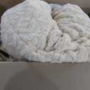 Wemore Weighted Blanket for Adults Twin Size 20 lbs, Dual Sided Soft Fuzzy Jacquard Sherpa Weighted Blankets for Sleeping, Cozy Fluffy Knitted Heavy Blanket for Couch Bed, Khaki, 60 x 80 inches