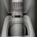 Diaper Genie Platinum Pail (Lily White) is Made in Durable Stainless Steel and Includes 1 Easy Roll Refill with 18 Bags That can Last up to 5 Months.