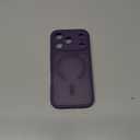 CANSHN Magnetic Compatible with iPhone 17 Pro Case, Upgraded [Full Camera Protection] [Compatible with Magsafe] [Translucent Matte] Shockproof Protective Phone Cover 6.3 Inch - Deep Purple