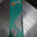 Logitech MK270 Wireless Keyboard and Mouse Combo for Windows, 2.4 GHz, 8 Multimedia Keys, PC, Laptop, Wireless Keyboard Compact Mouse Combo - White (1 Pack)