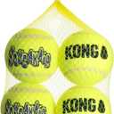 KONG Air Dog SqueakAir Dog Toy Tennis Balls, Medium (6 Pack)