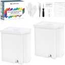 Waste Ink Pad Replacement for Eco Tank Printer ET2800 ET2803 ET2400 ET4800 ET4700 ET2720 ET2820 ET2710 ET2712 L3110 Printer Replacement, Contact get 2 Reset Keys and Software, 2 Packs