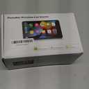 Portable Wireless with Apple CarPlay and Android Auto Screen for Car, 7" HD Touch Screen Car Stereo with Mirror Link, Bluetooth 5.2, Backup Camera, AUX,FM Transmitter for All Vehicle