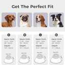 Avont 2026 Upgraded Dog Recovery Collar, Breathable Mesh Elizabethan Collar Soft Dog Cone Alternative After Surgery to Stop Licking, Foldable/Adjustable/Secure-Fit for Medium Dogs, Apple (M)