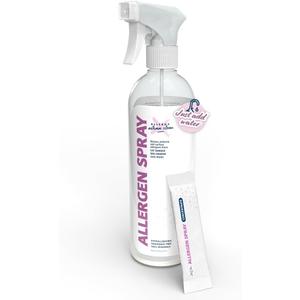 Allergen Spray, Pets, Dust Allergies & More, Air & Surface, Just Add Water, Bottle with One Refill, Over 64oz Total (67 Ounce (Pack of 1))