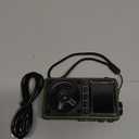 Bluetooth AM FM Shortwave Radio with NOAA Weather Alert,1250mAh Rechargeable Portable Pocket Radio with Best Reception,5W Big Speaker, Digital Tuner and Earphone,Support SD Card and USB MP3 Player (Green)