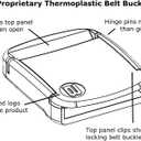 Rover - 1.5 Inch Wide Men's Nylon Web Belt with High-Strength Adjustable Buckle (Brown, XL)