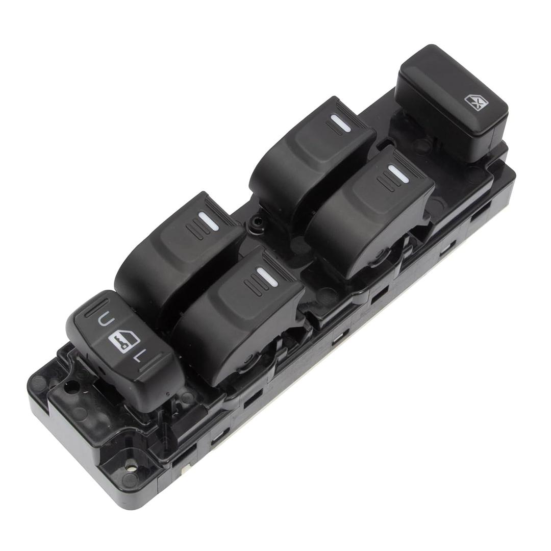 Power Master Window Switch Front Driver Side Fit for 2004-2012 Colorado| 2004-2012 Canyon| 2006-2010 Hummer H3 OE#25779767 15141484