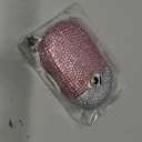 Rhinestone Eyelash Fan Mini Portable Lash Fan Handheld Diamond Eyelash Crystal Bling Personal for Extension Air Cooling Blower with Built in Sponge Lash Extension Application