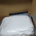 Beautyrest Goose Down Fiber Comforters King Size, All Season Luxury White Duvet Insert, 100% Cotton Fabric, Hotel Collection Fluffy Breathable Bedding Comforters, 8 Corner & Center Loops, 106x90 Inch