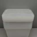 Rubbermaid Cleverstore Clear 32 Qt, 6 Pack Stackable Plastic Storage Bins with Lids, Great for Closet and Laundry Storage, Organizing in the Home