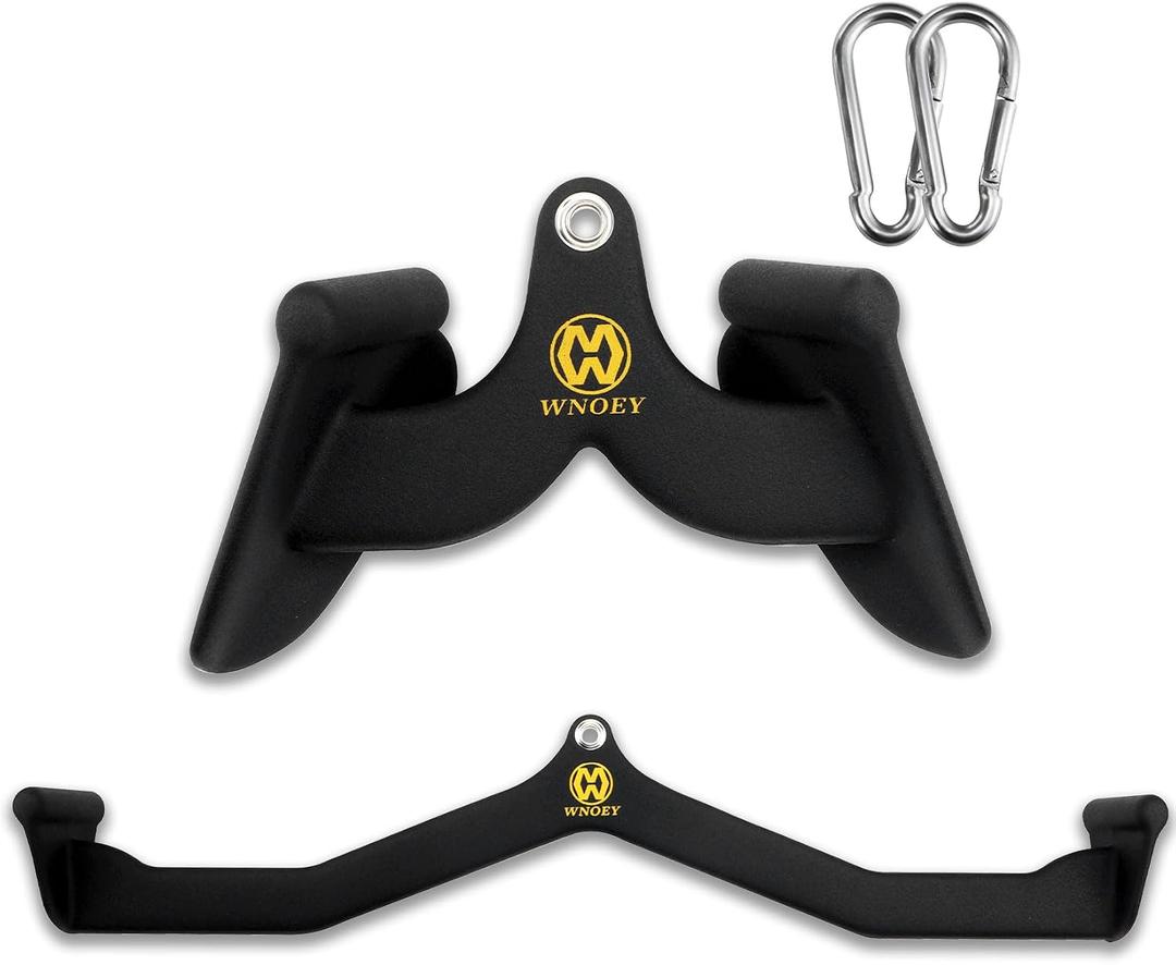 LAT Pulldown Attachment,Back Tricep Bar Strength Training,Handle Grips LAT Pull Down Bar Press Down Exercises,Cable Machine Accessories, Cable Back Attachments for Home Gym