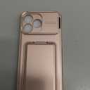 SSLOTSCASE for iPhone 17 Pro Max Case with Wallet & Sliding Lens Cover & Kickstand & Credit Card Holder & Camera Stand, Military-Grade Protection Phone Case Cover for iPhone 17 Pro Max 2025, Rose Gold