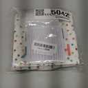 72 Pcs Birthday Plates and Napkins Party Supplies,Happy Birthday Party Plates Napkins Dots Design Tableware Set Decorations for Serves 24 (White)