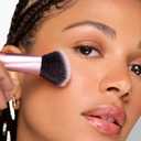 Real Techniques Ultimate Multi Tasker Brush, Dual-Ended Makeup Brush for Foundation, Blush Bronzer & Powder, Precision Sculpting & Blending, UltraPlush Bristles, Cruelty-Free, 1 Count