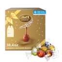Lindt LINDOR Assorted Chocolate Truffles 90 Count Gift Box, Chocolate Candy with Smooth, Melting Truffle Center, 38.4 oz. Box (EXP 10/31/26)