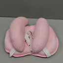 KAKIBLIN Baby Support Pillow, Head and Neck Support,Banana Neck Pillow for Baby, Travel Pillow for Stroller Neck Support, Adjustable Head Pillow for Kids Toddler (Pink)