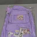 School Backpack for Girls, 15.6 Inch Laptop School Bags for Middle School Students-Kindergarten Elementary College Backpacks, Large Backpack for Teen Girl Students Casual Travel Daypacks-Purple