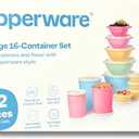 Tupperware Heritage Collection 16 Container Set with Lids. Food Storage Containers, Set of 32