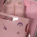 innoAura Switch 2 Case 14-in-1 Bundle for NS Switch 2 (2025), with Carrying Case, Protective Cover, Thumb Grips, Screen Protector, Cute Pendant and Sticker, Pink