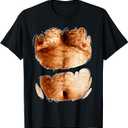 Bachleor Party Fake Hairy Chest for The Best Bachelor Party T-Shirt, 5XLT