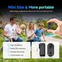 SVBONY SVGo M3E 4K Mini Body Cameras, Hands-Free POV Camera with Magnetic Quick Release, WiFi Thumb Action Camera, Portable Wearable Waterproof Camera for Vlogging Cycling Hiking
