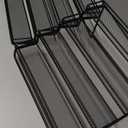 Condient Rack Organizer for Cabinet, 4 Tier Seasoning Step Storage Organizer, Adjustable Metal for Countertops & Cabinets with Stable Frame