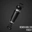 Swolverine® Stainless Steel Shaker | Black on Black Stainless Steel Protein Shaker Bottle