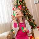 Zomiboo 48 Pcs Christmas Party Favors Bubble Wands Bulk Xmas Mini Bubbles Bottles Christmas Bubble Toys for Kids Classroom Prizes Gift Goodie Bags Fillers Holiday Birthday Party Supplies (Red)