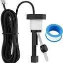 Flow Switch, GLX-FLO-RP for Hayward Goldline Aquarite Salt System Metal Pool Flow Sensor Suitable Hayward Salt Cell and Chlorine Generator with 15ft Cable