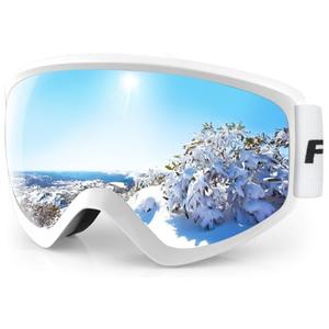 findway Kids Ski Goggles, Kids Snow Snowboard Goggles for Boys Girls Youth OTG